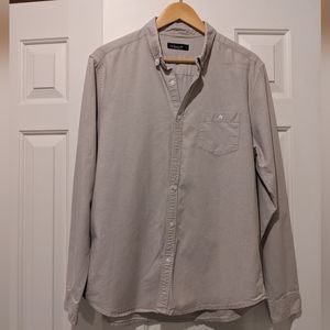 Cedar Wood State Lg Gray Oxford Button Down